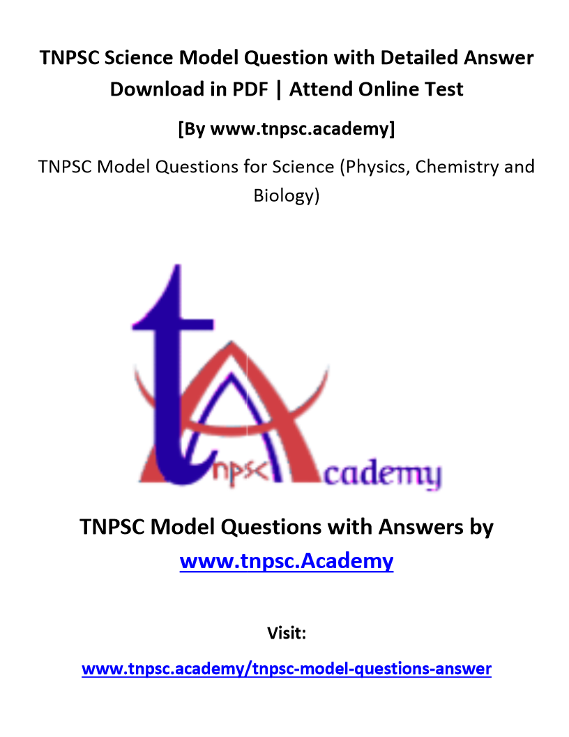 TNPSC Science Questions